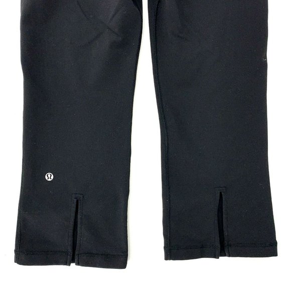 Lululemon‎ Gather & Crow Crop Tights Ankle Slit 8 - Picture 4 of 11